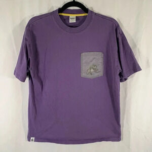 Fielder Bonobos Shirt Men's Small Purple Octopus Print Short Sleeve Crew neck